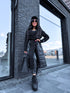 Coat "COMBINATION HK30" - BLACK